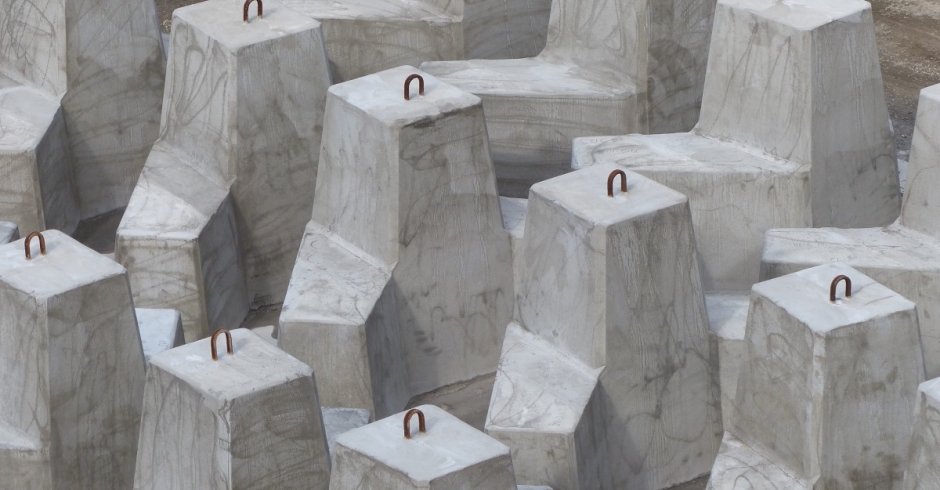 Beton blokken Beton blokken